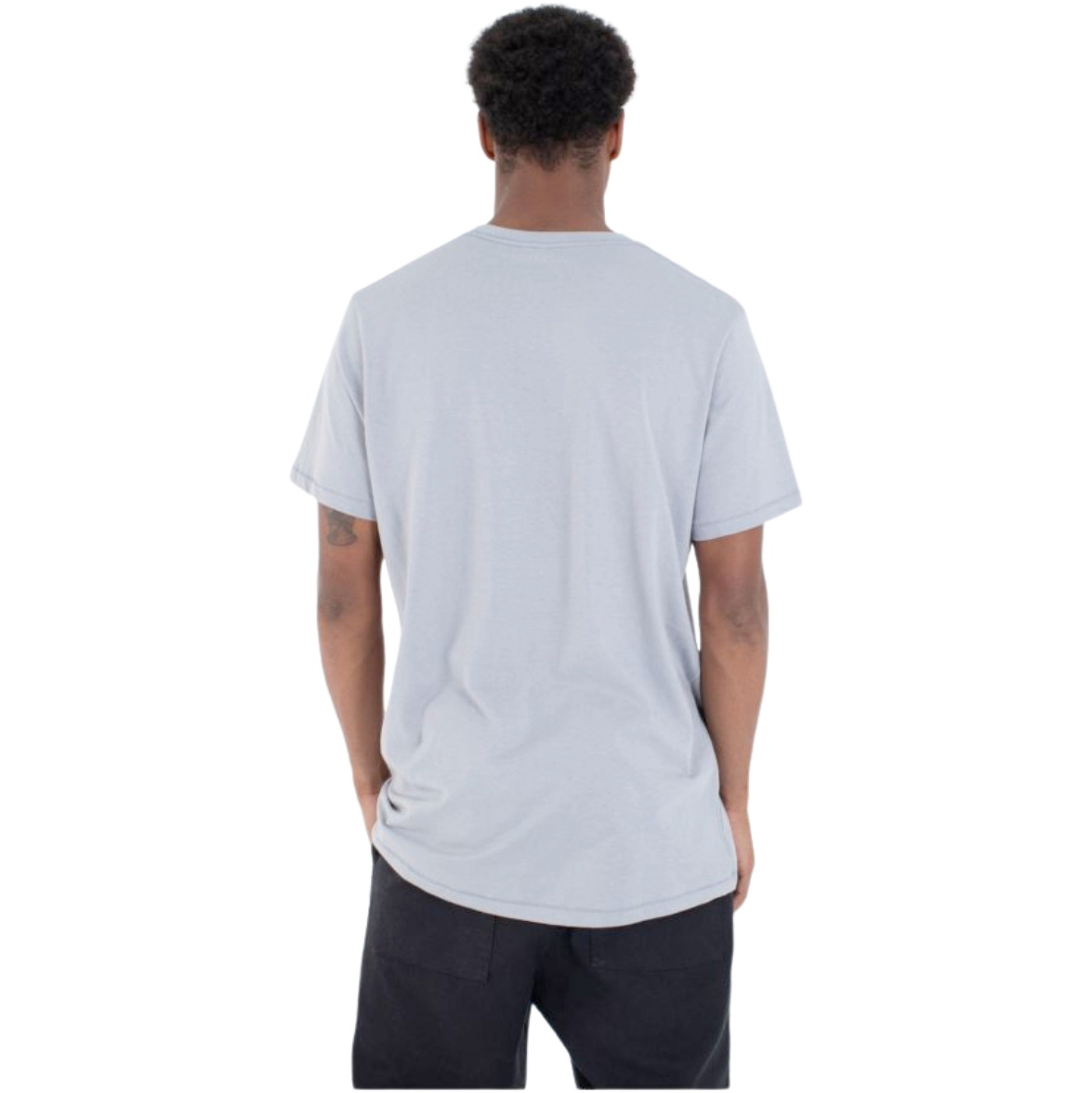 2026 Hurley Mens Low Tide Pocket Short Sleeve Tee MTSEU00024 - Thunder Blue Solid